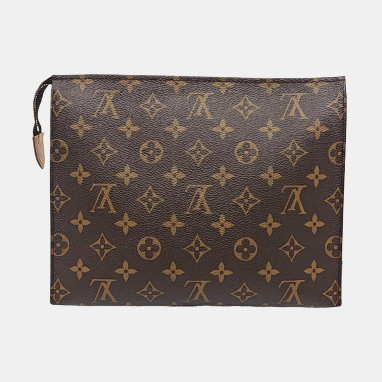 TOILET POCKET 26 Monogram Coated Canvas Brown