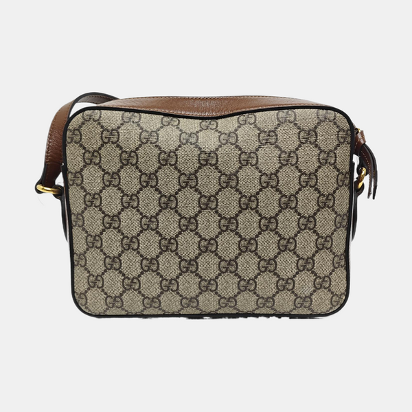 Horsebit 1955 Small Coated Canvas Beige