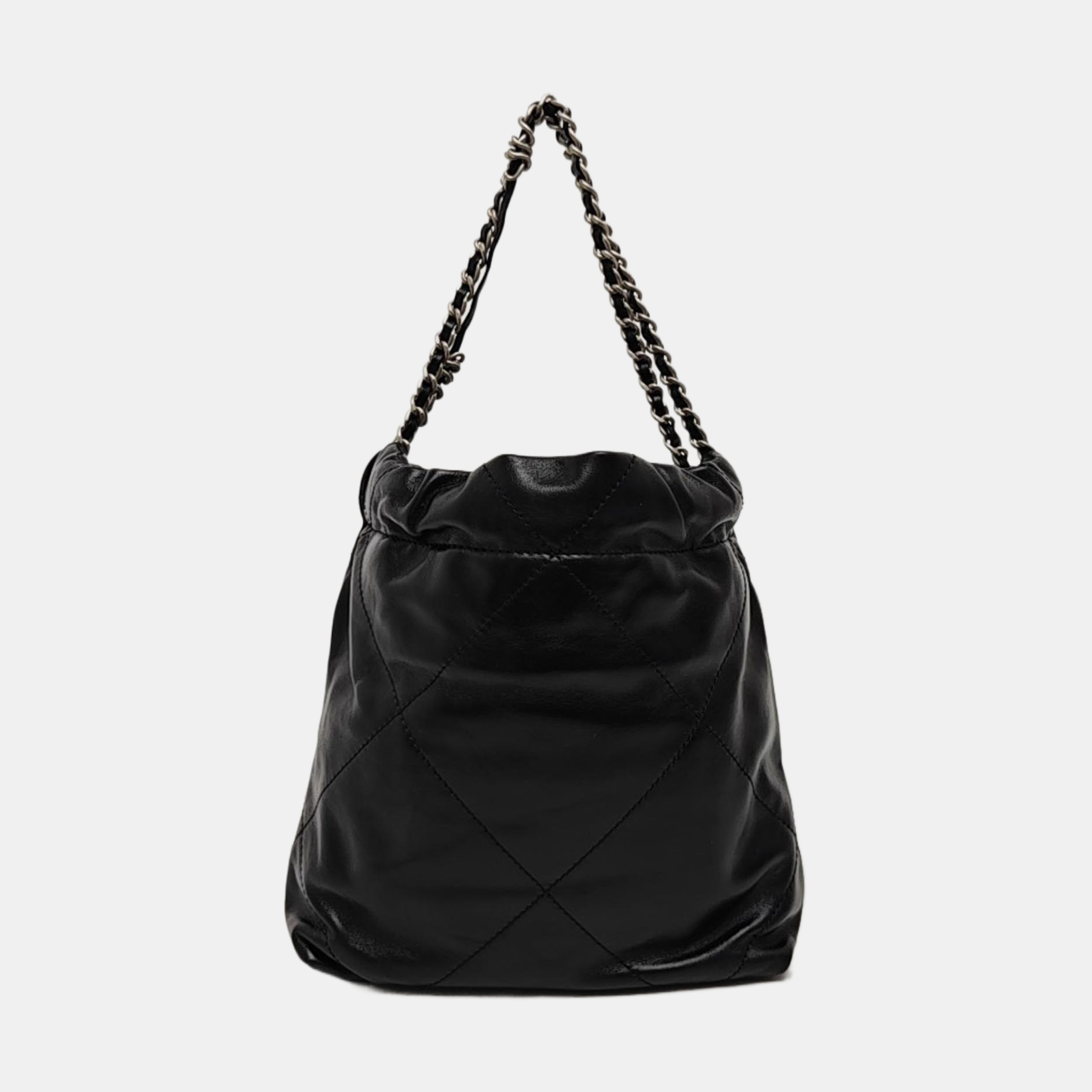 CHANEL 22 Mini Quilted Calfskin Black