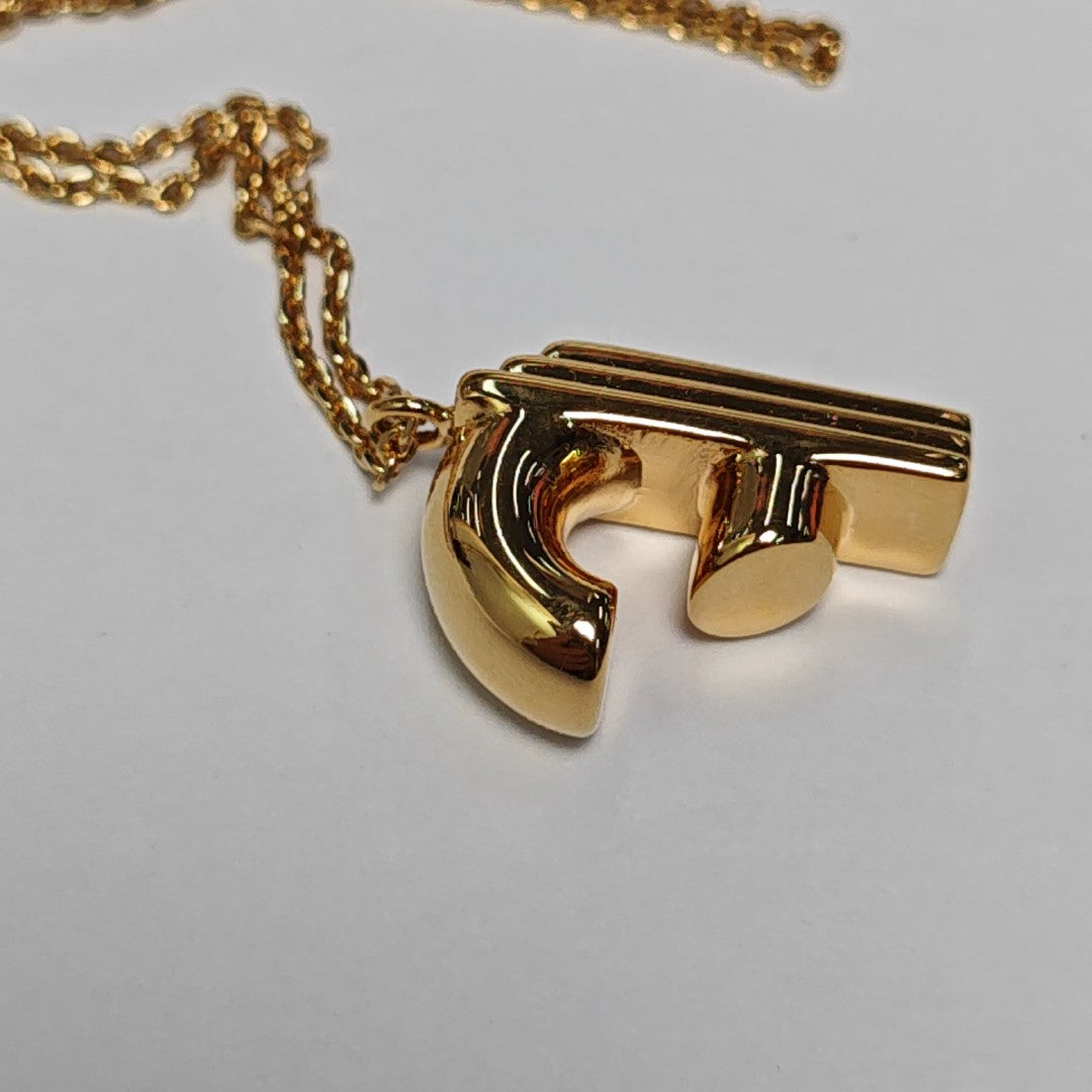 LV &amp; ME Metal Gold Necklace