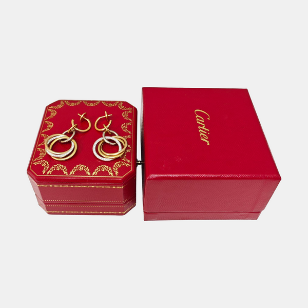 TRINITY 18k Gold Stud Earrings