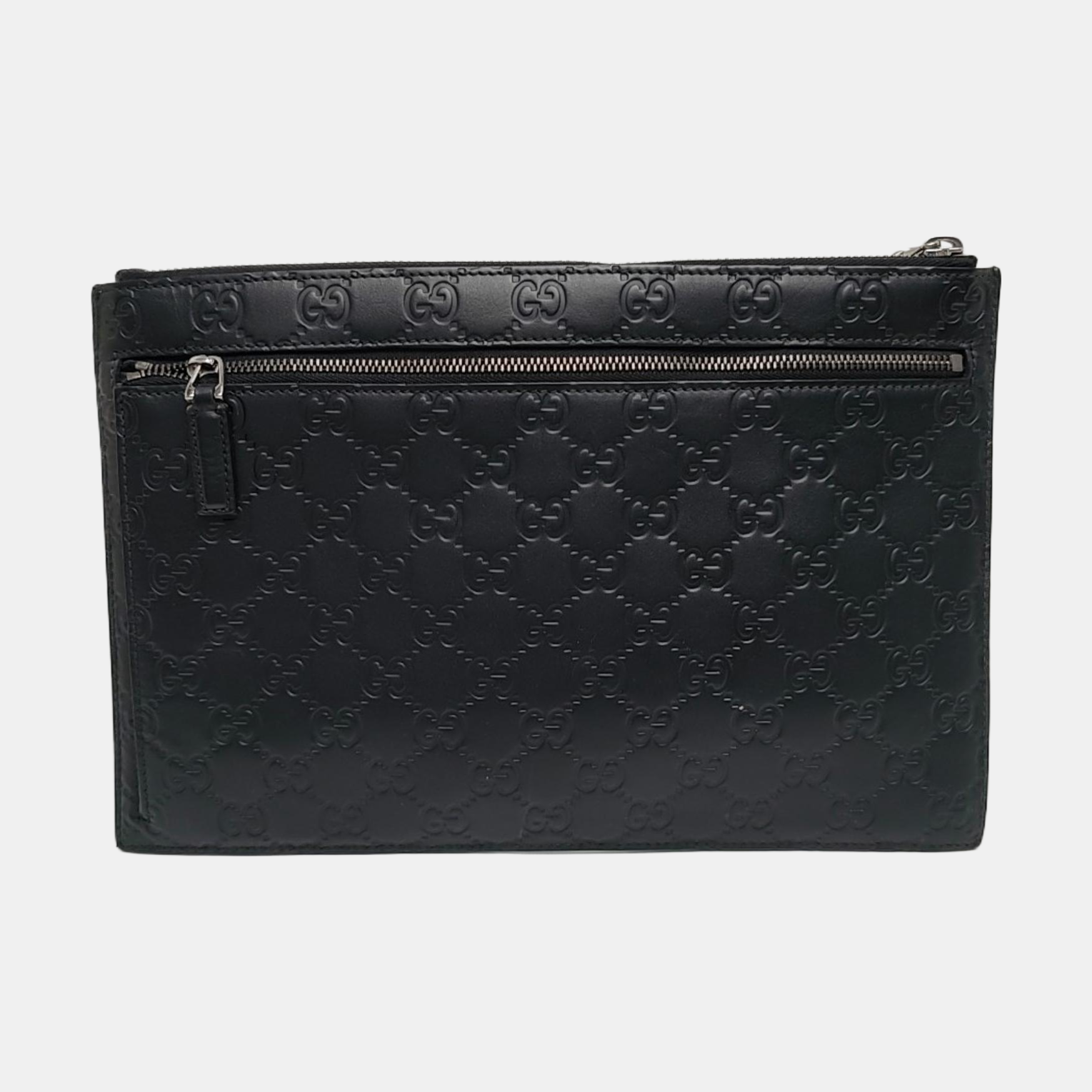 Monogram Calfskin Clutch Black