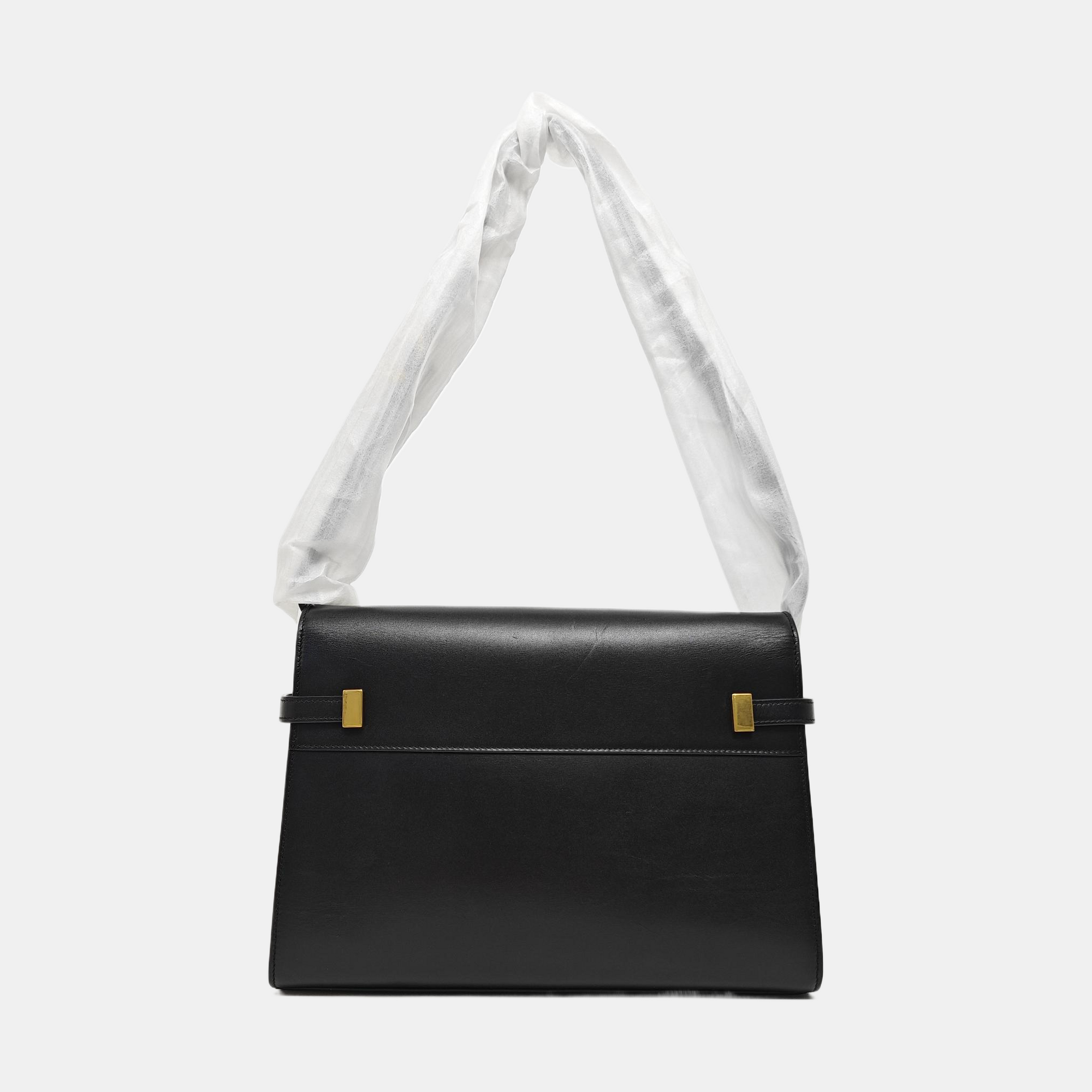 MANHATTAN Medium Calfskin Black