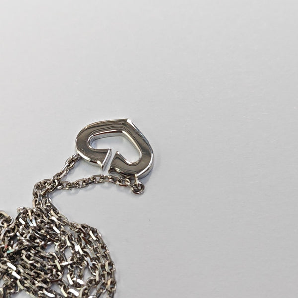 18k White Gold Silver Necklace