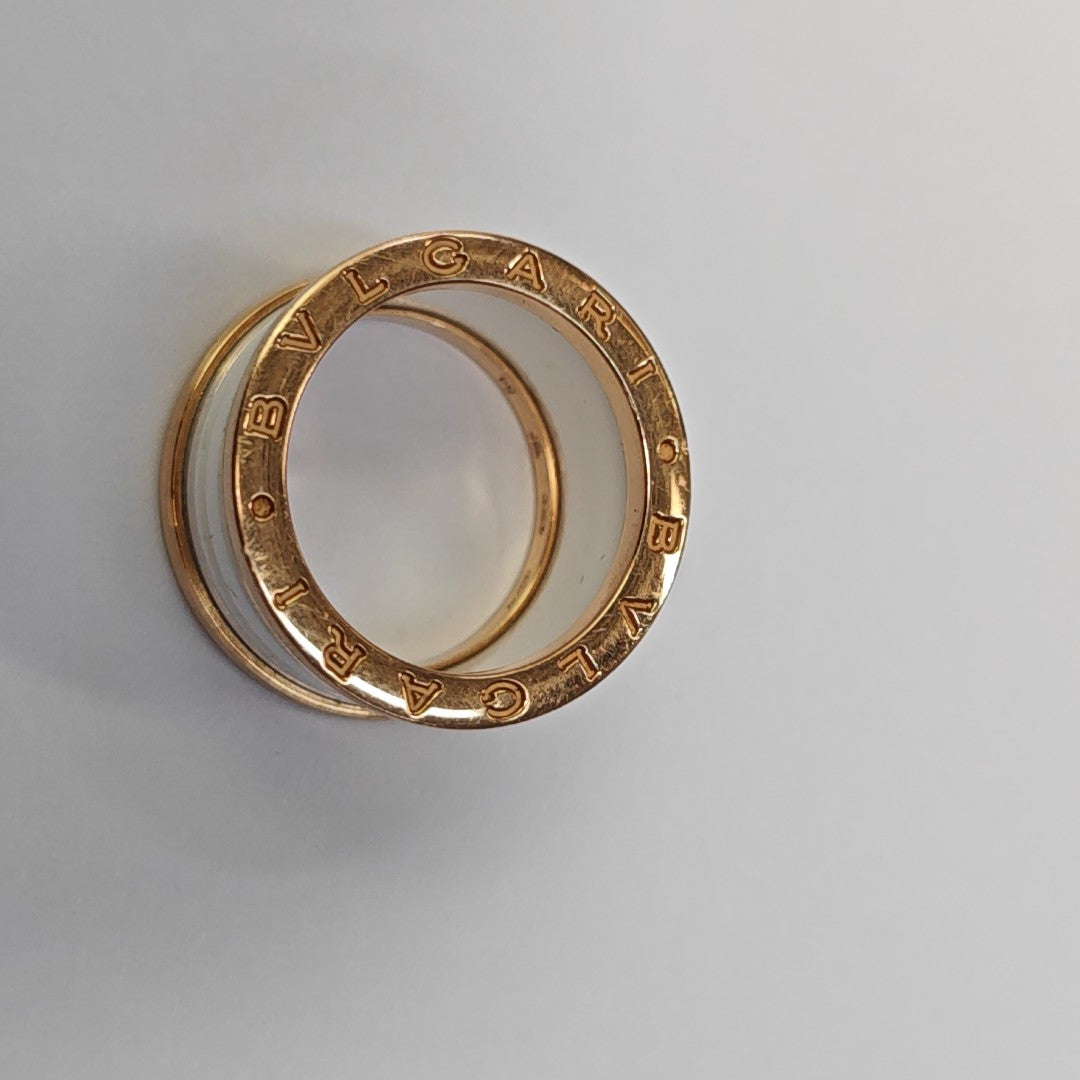 B.ZERO1 18k Rose Gold Ring EU 54