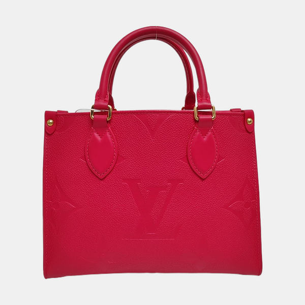 ONTHEGO PM Monogram Calfskin Red