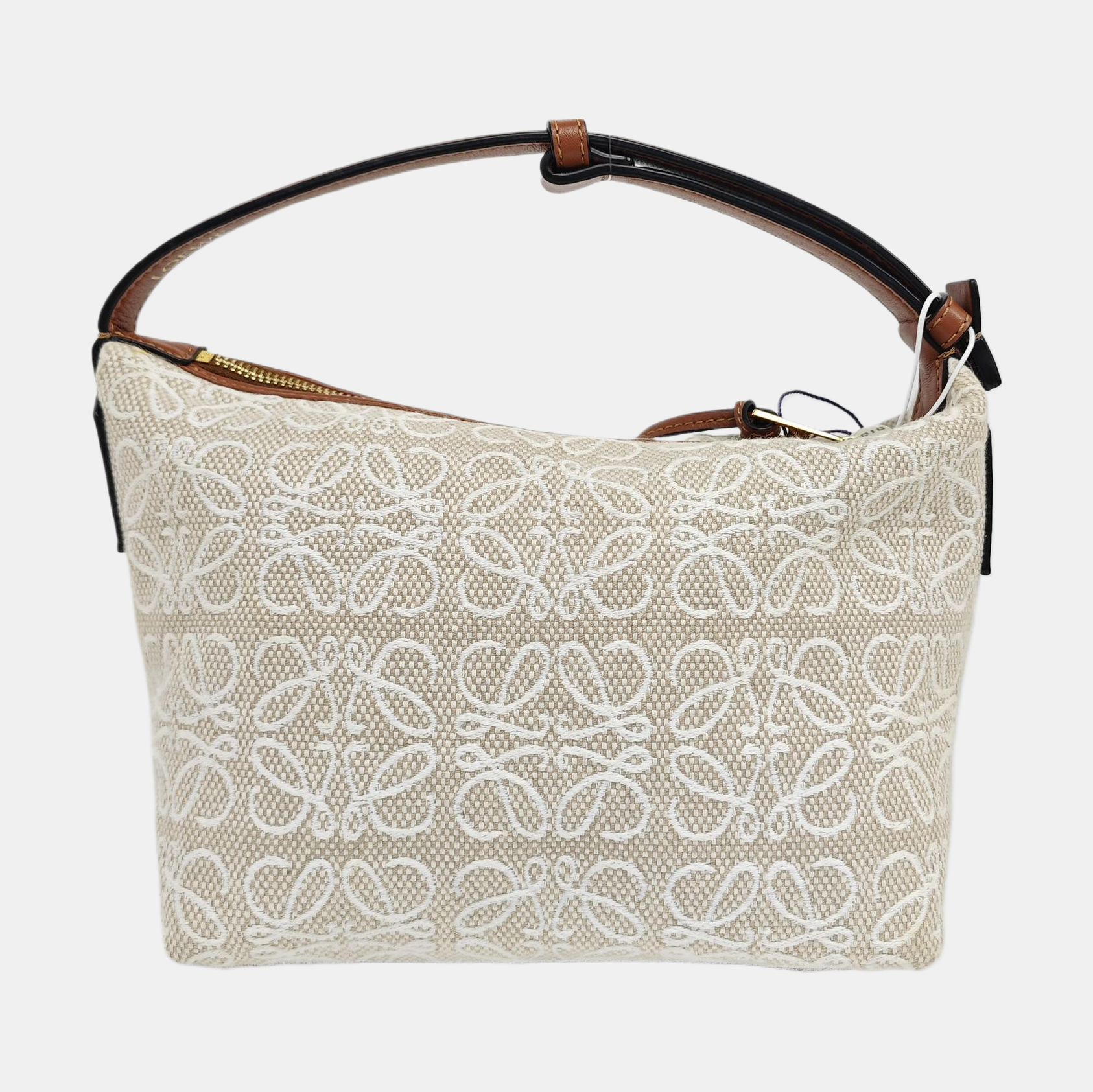 Anagram Small Monogram Canvas Beige