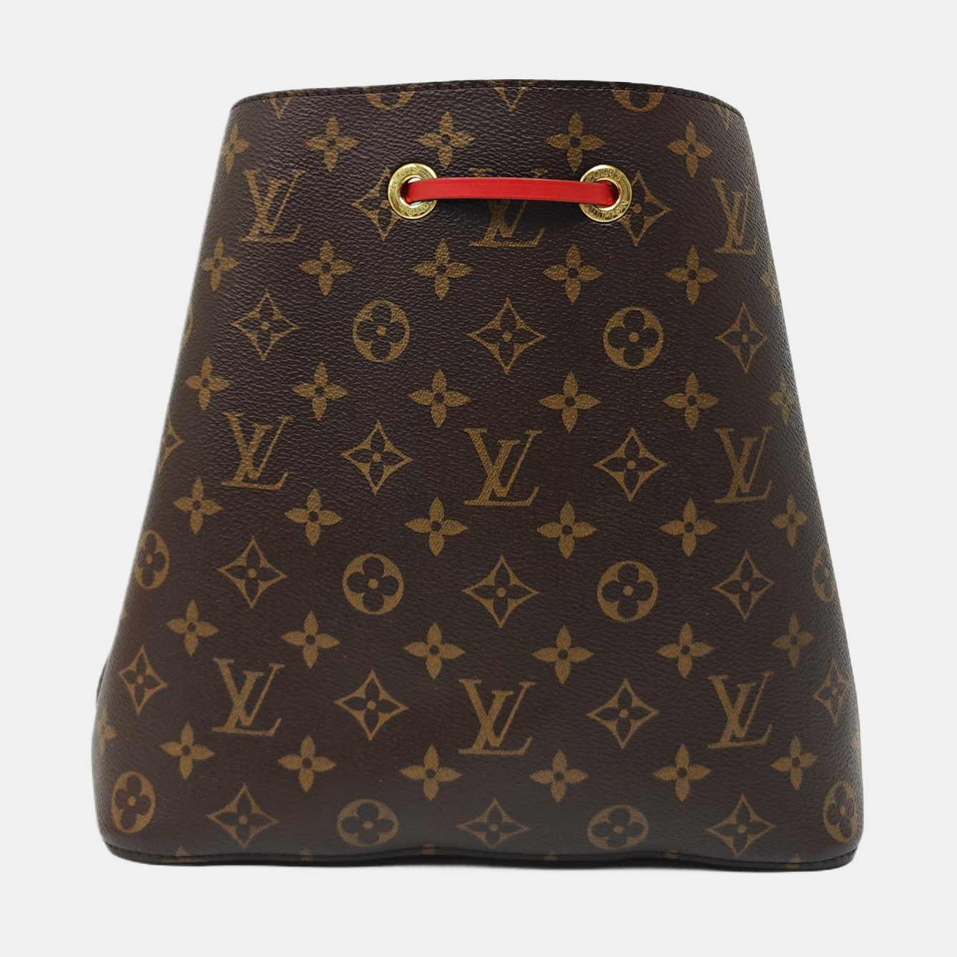 NÉONOÉ MM Monogram Coated Canvas Brown