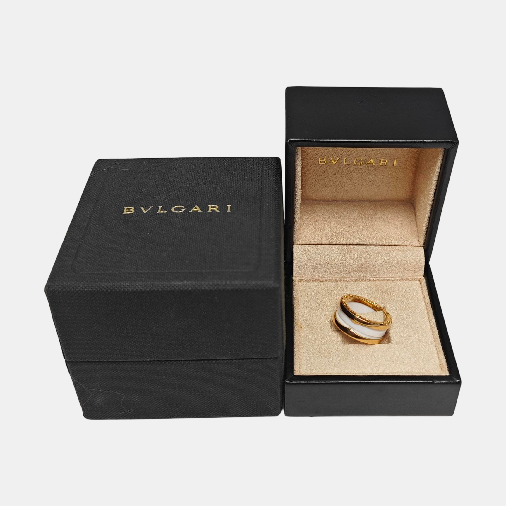 B.ZERO1 18k Rose Gold Ring EU 50