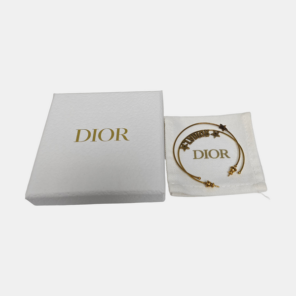 J'adior Metal Gold Stud Earrings