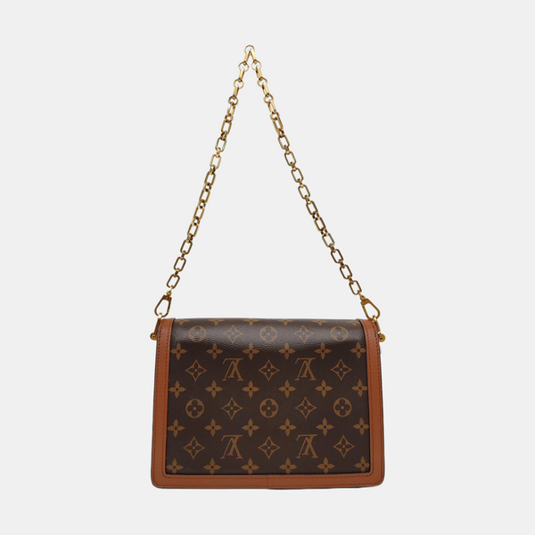 DAUPHINE MM Monogram Coated Canvas Brown