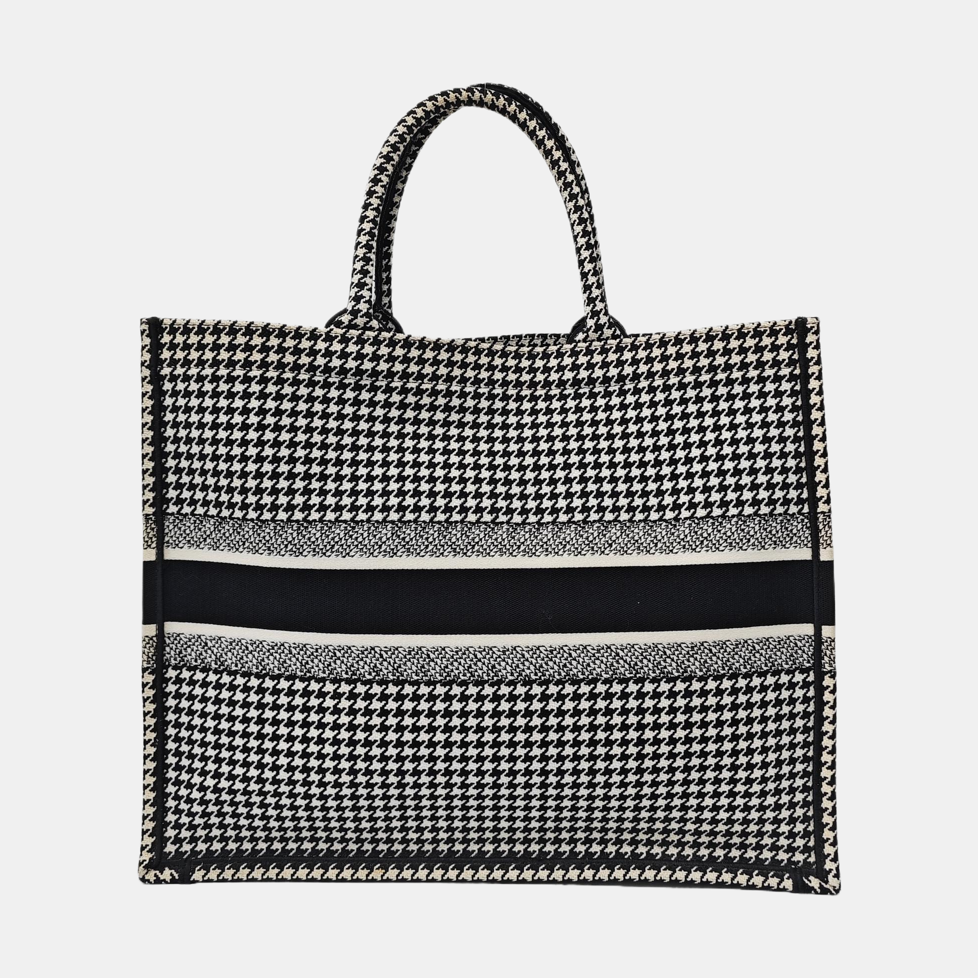 Book Tote Large Canvas Black