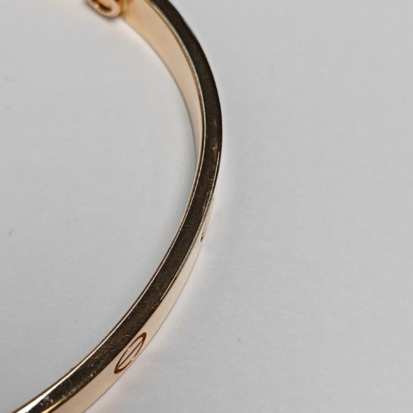 LOVE 18k Rose Gold Bangle