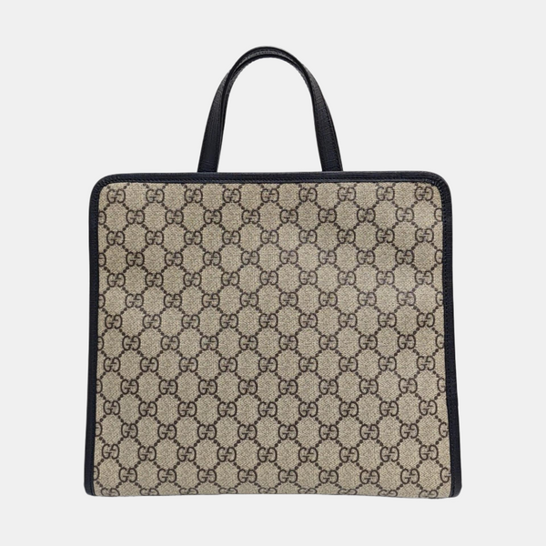 Children’s GG Bucket Monogram Coated Canvas Beige