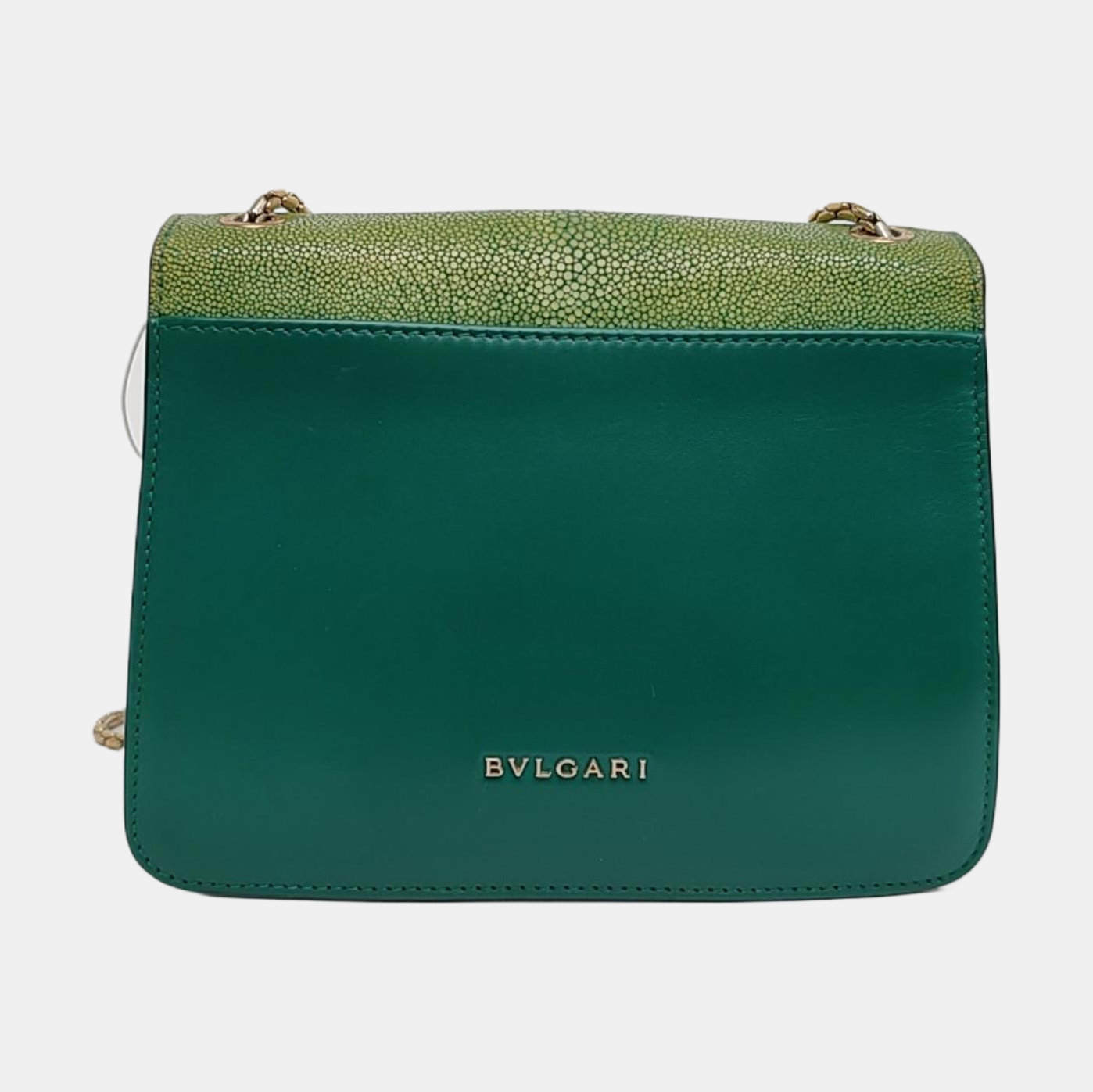 SERPENTI FOREVER Small Stingray Leather Green