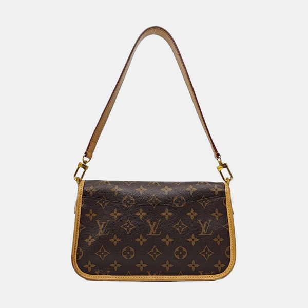 DIANE Monogram Coated Canvas Brown