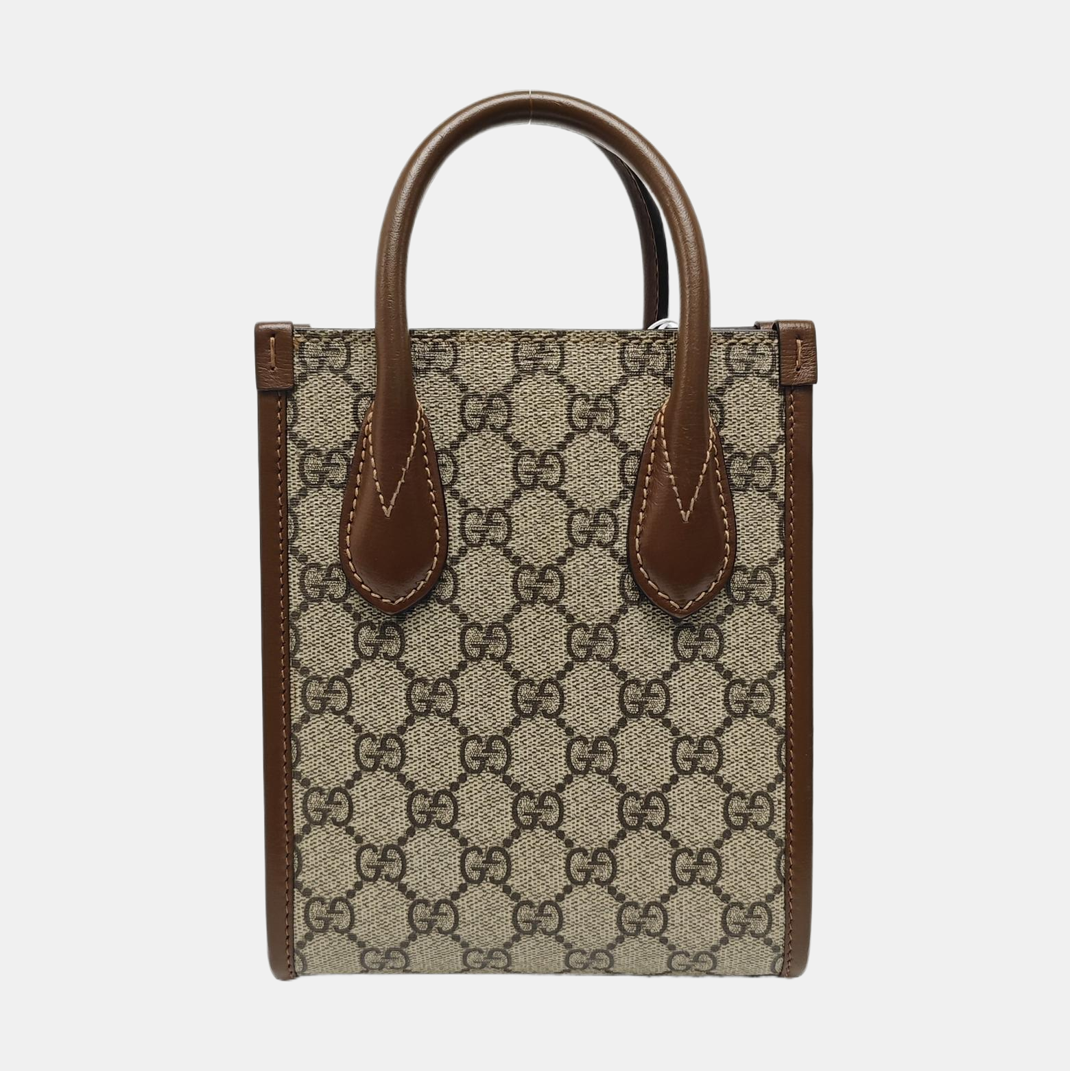 Retro Mini Monogram Coated Canvas Beige