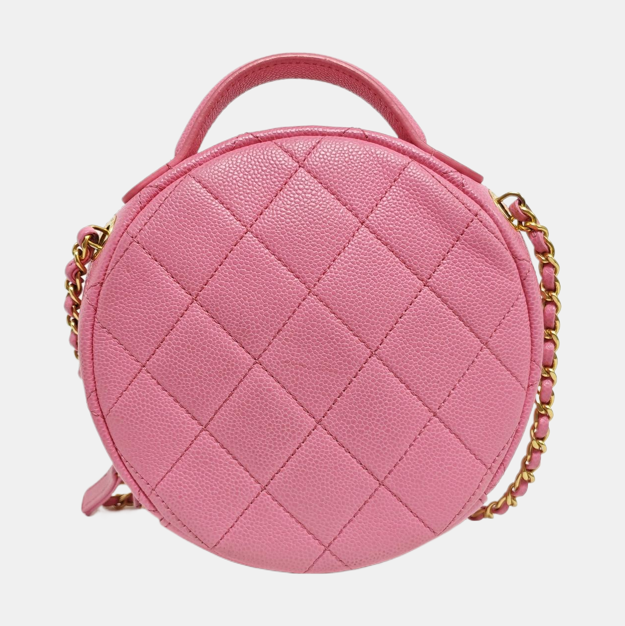 Quilted Grained Calfskin Pink