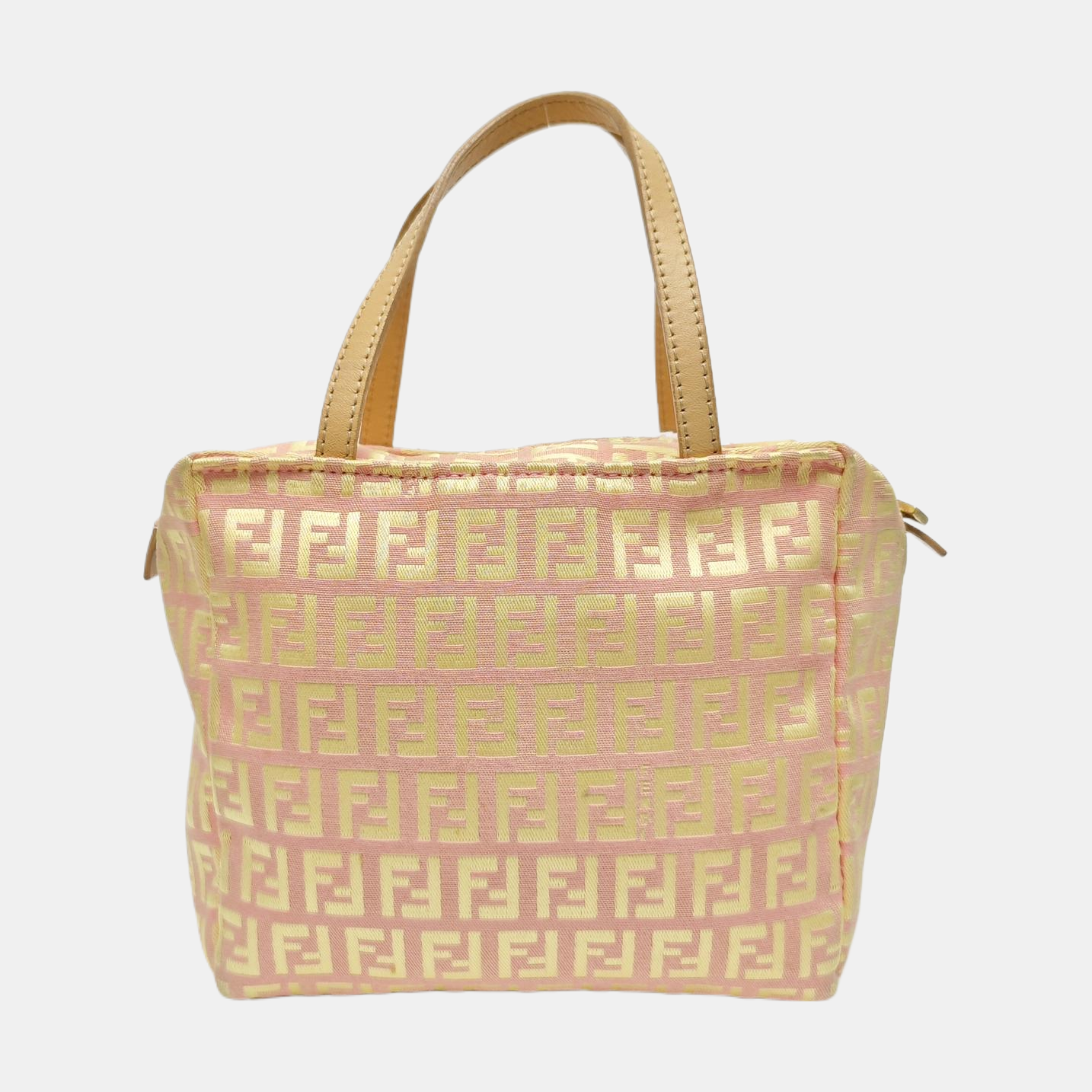 Canvas Top Handle Bag Red