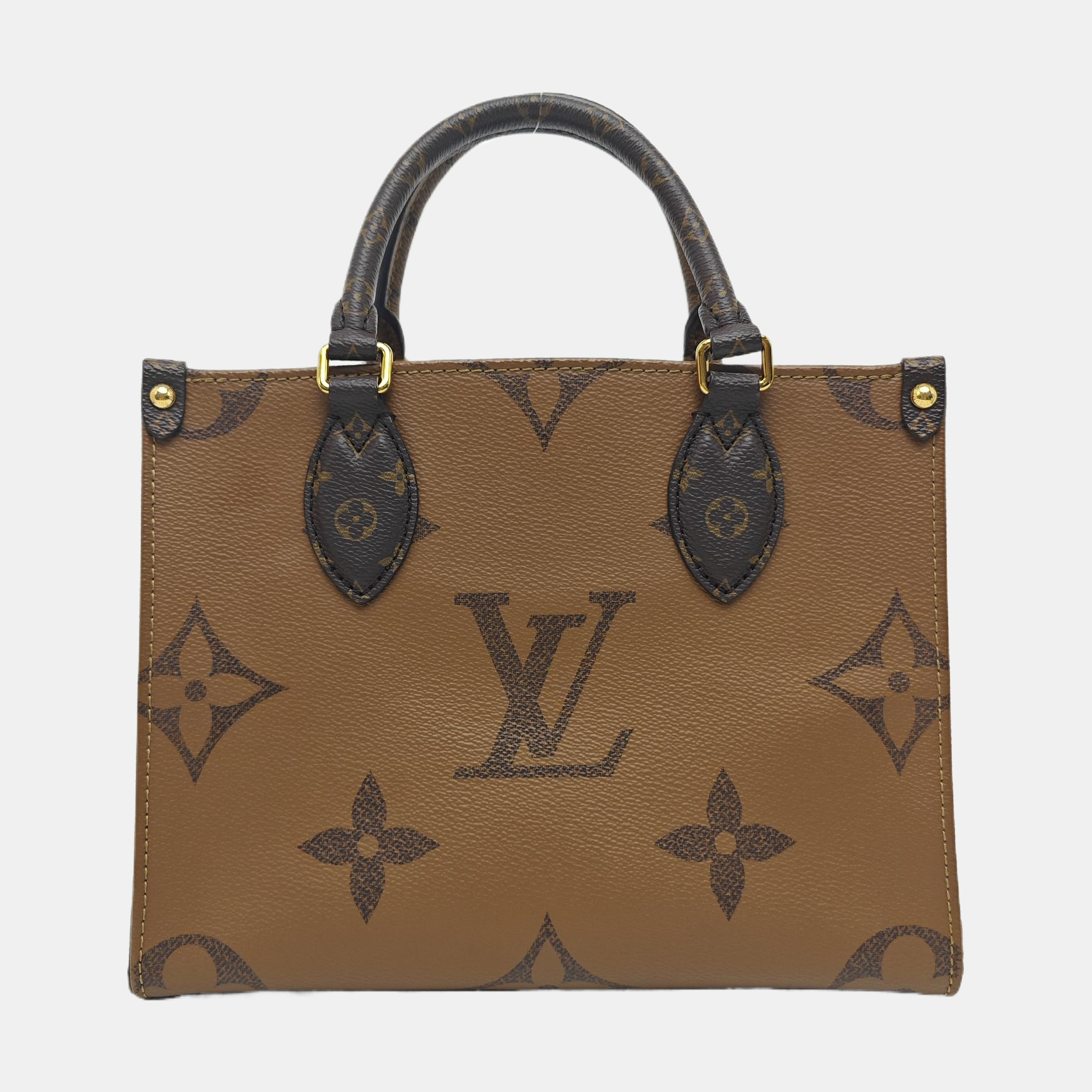 ONTHEGO PM Monogram Coated Canvas Brown