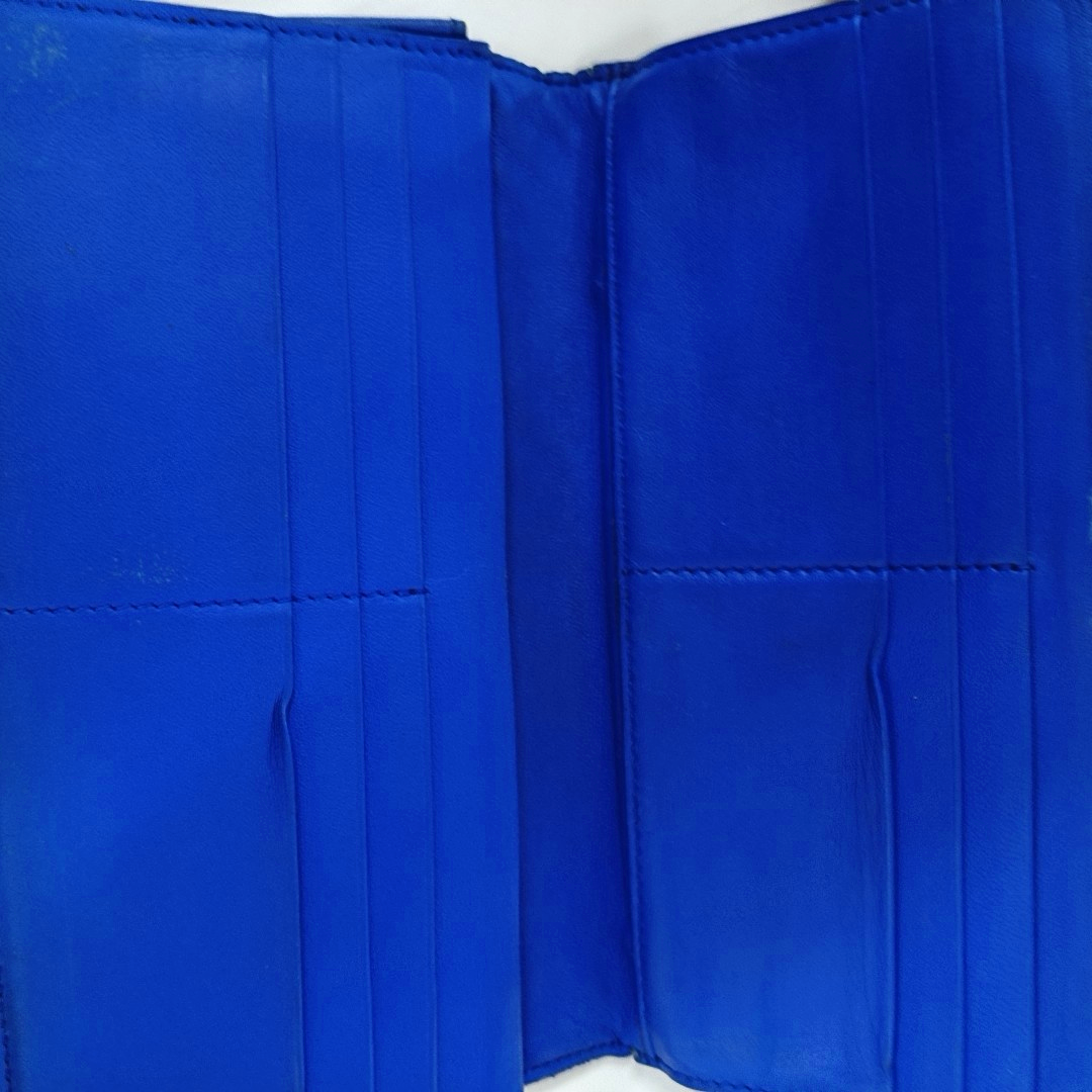 Calfskin Blue Wallet