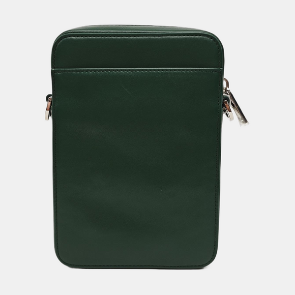 World Tour Oblique Calfskin Green