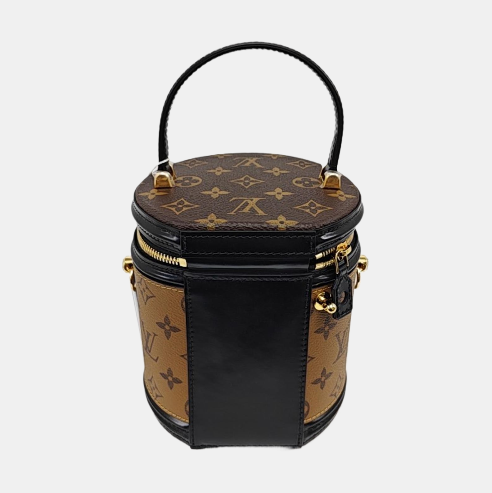 CANNES PM Monogram Coated Canvas Brown