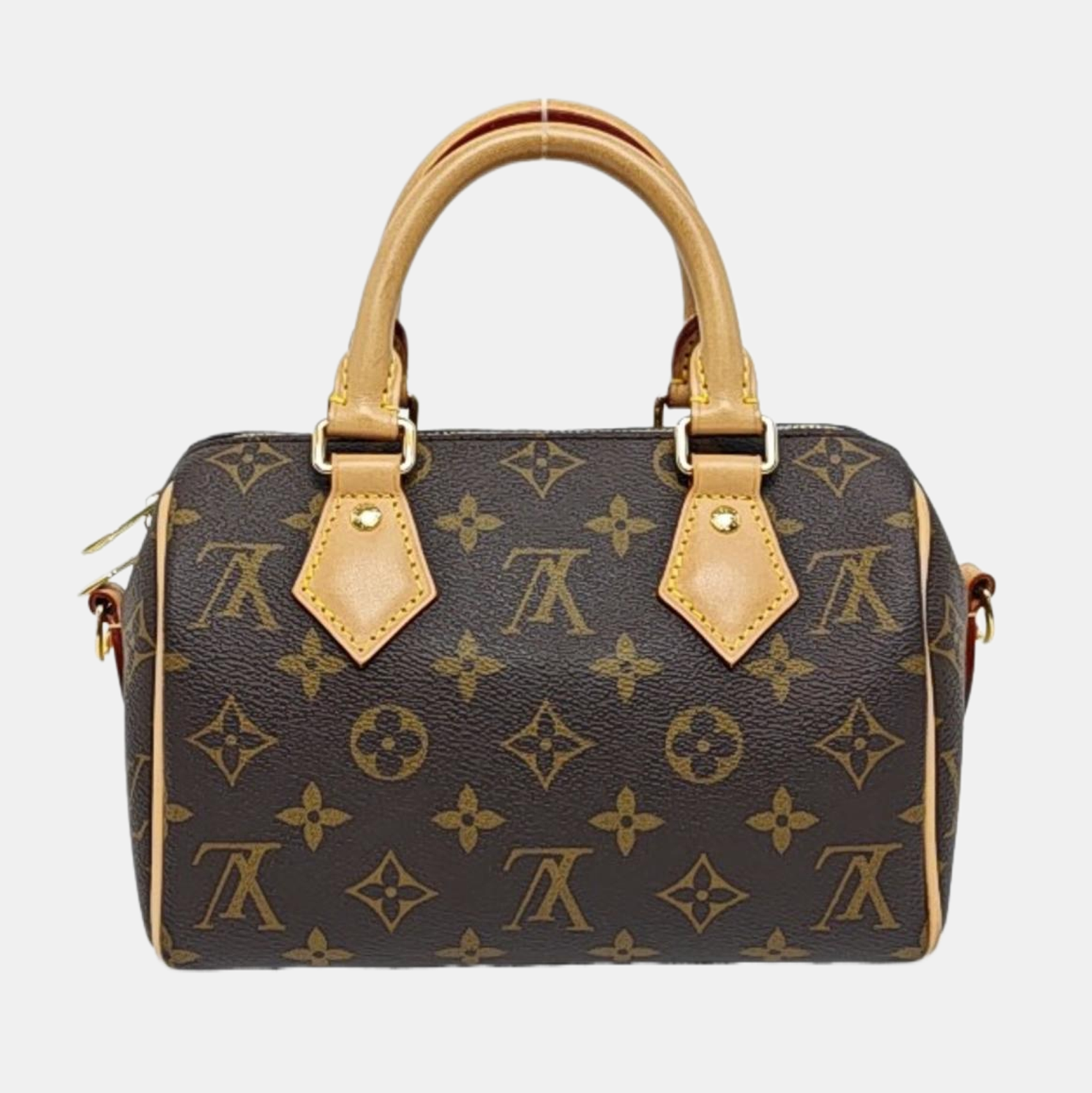 SPEEDY 20 Monogram Coated Canvas Brown
