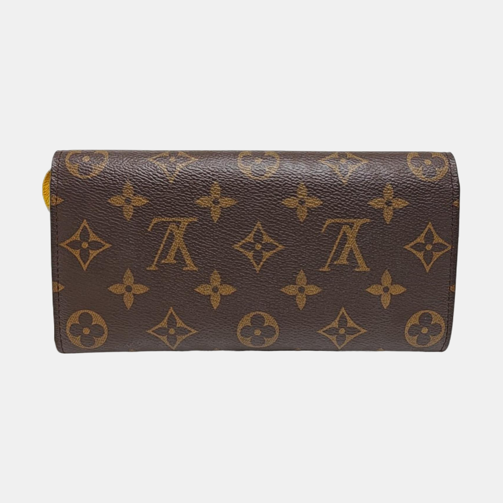 EMILIE Monogram Coated Canvas Brown Wallet