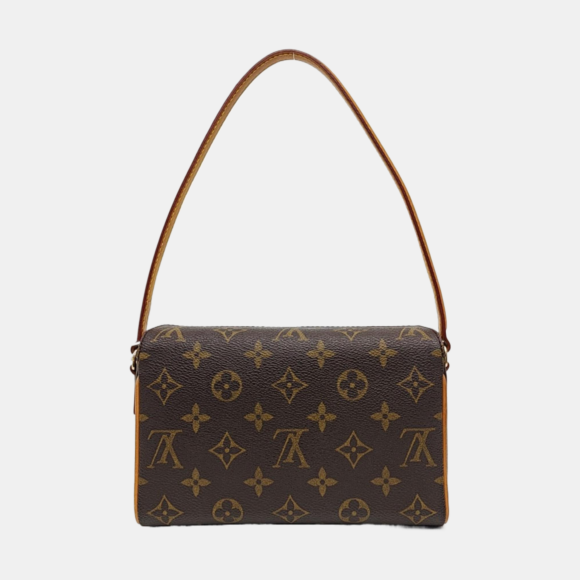 RECITAL Monogram Coated Canvas Brown