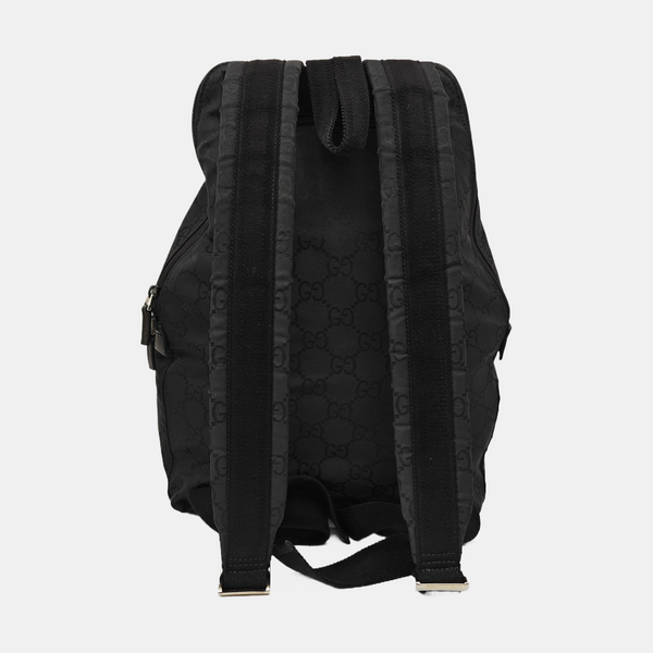 Monogram Canvas Backpack Black