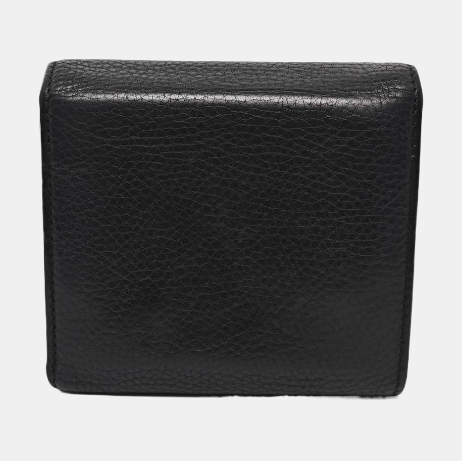 Soho Calfskin Black Wallet