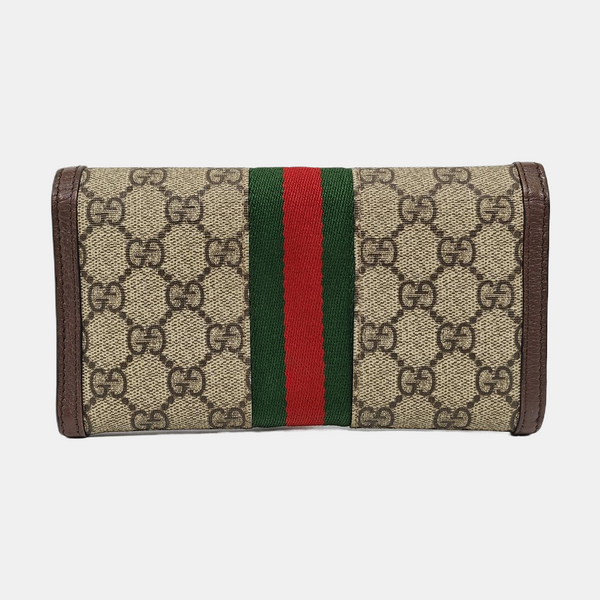 Ophidia Mini Monogram Coated Canvas Beige