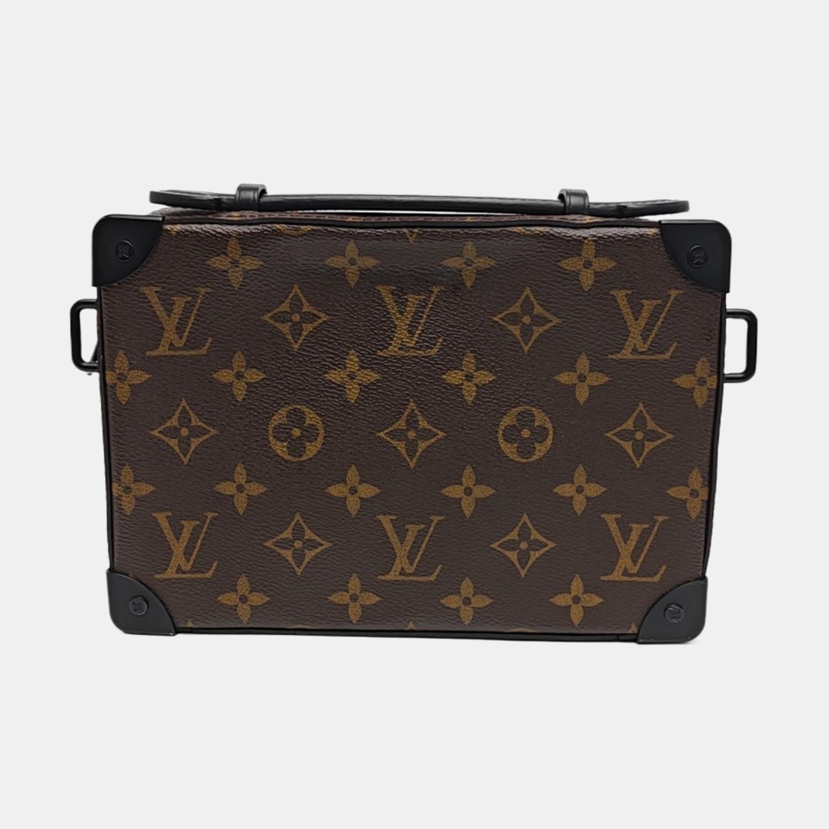 SOFT TRUNK Monogram Coated Canvas Brown