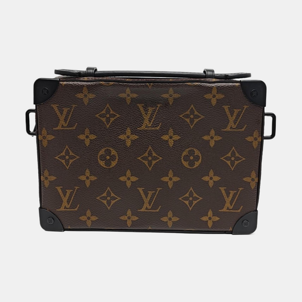 SOFT TRUNK Monogram Coated Canvas Brown