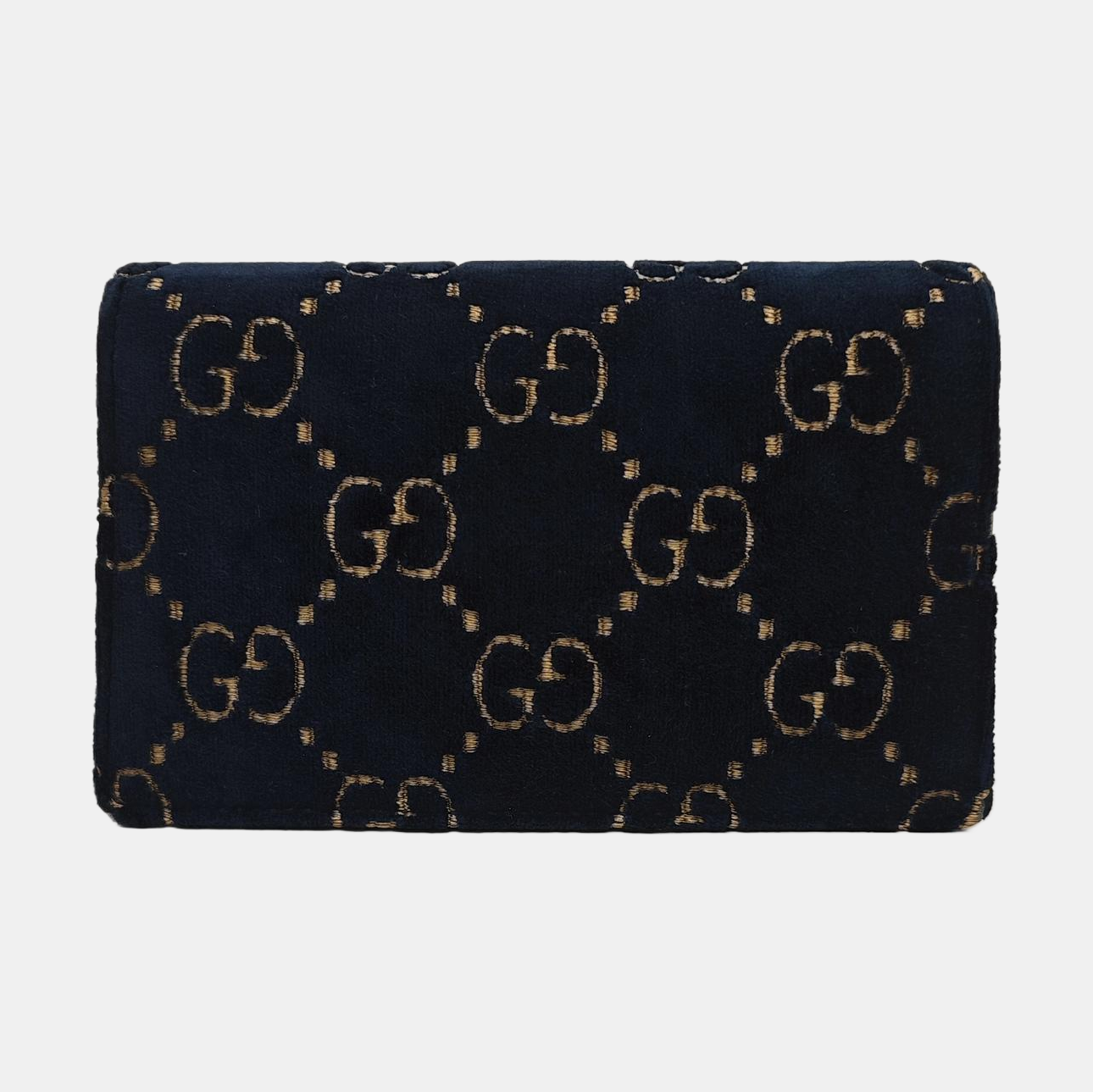 Dionysus Super Mini Monogram Velvet Blue