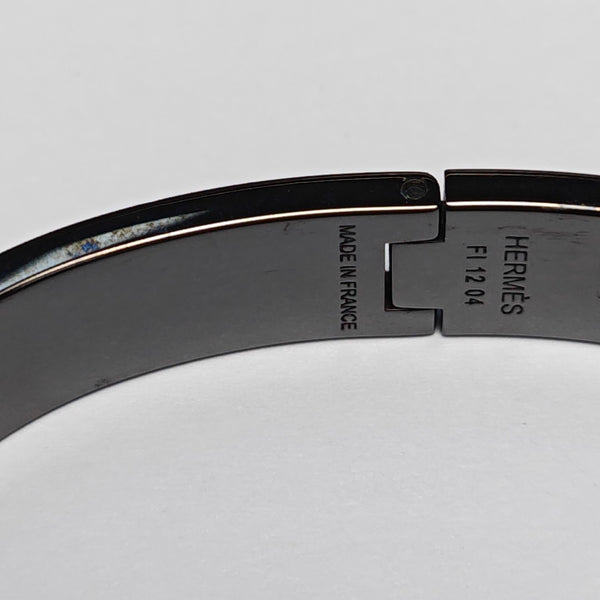 Clic Hh Metal Black Bangle