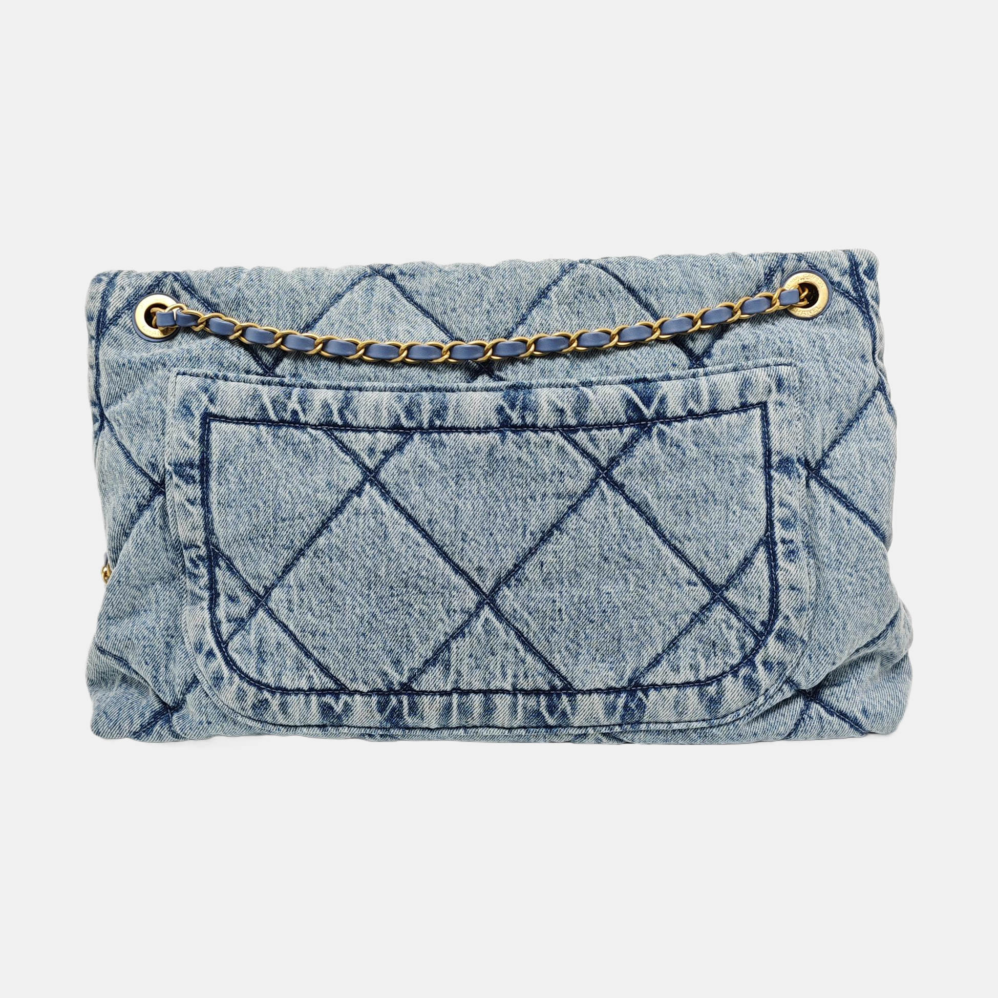 Suppletwins Quilted Denim Blue