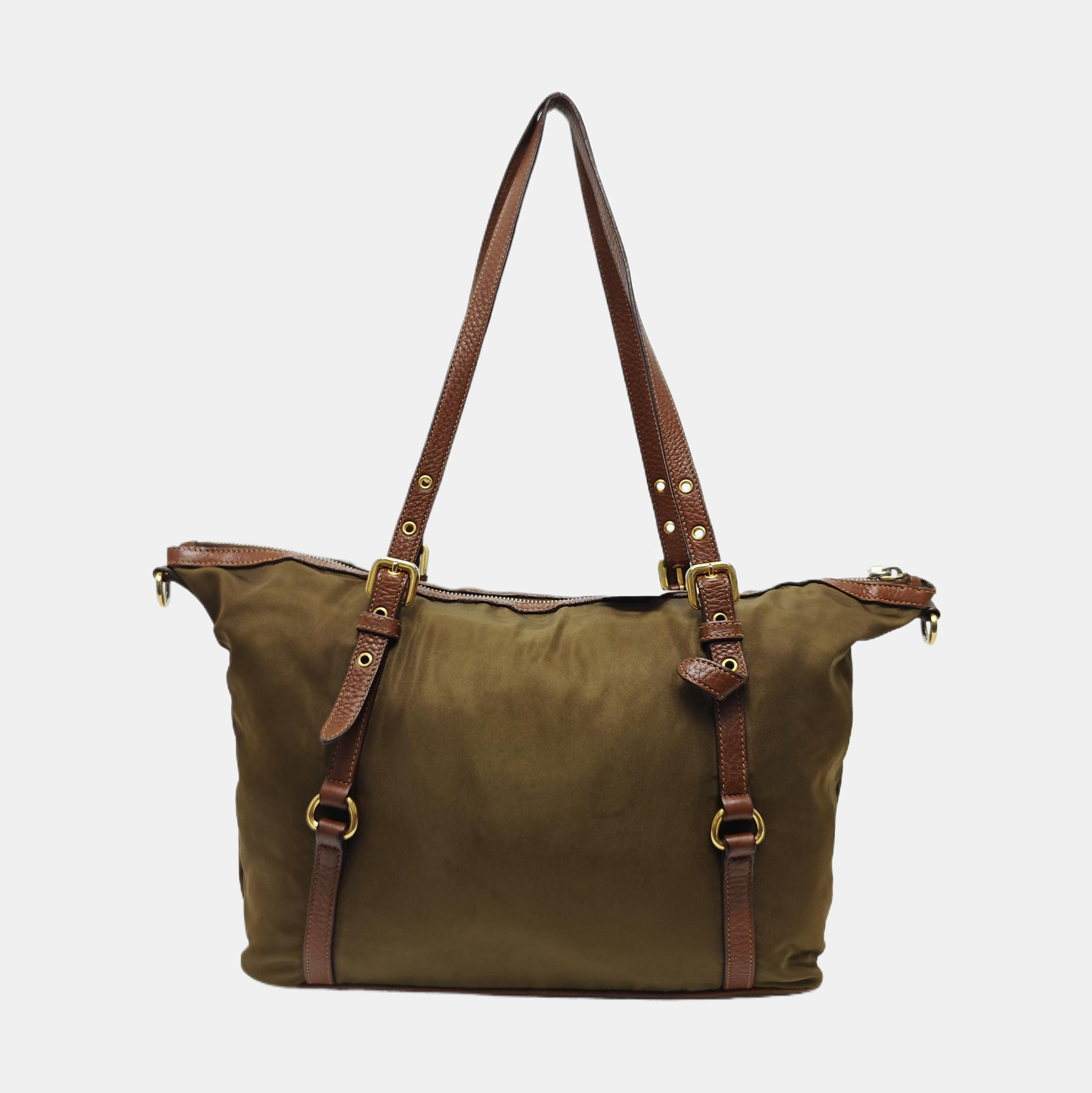 Nylon Shoulder Bag Green