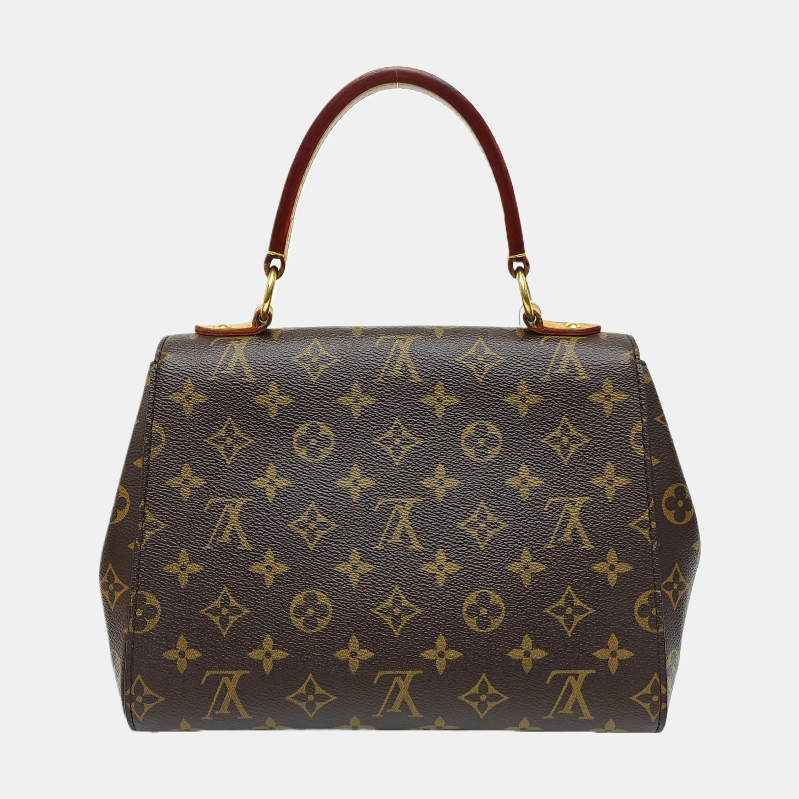 CLUNY Monogram Coated Canvas Brown