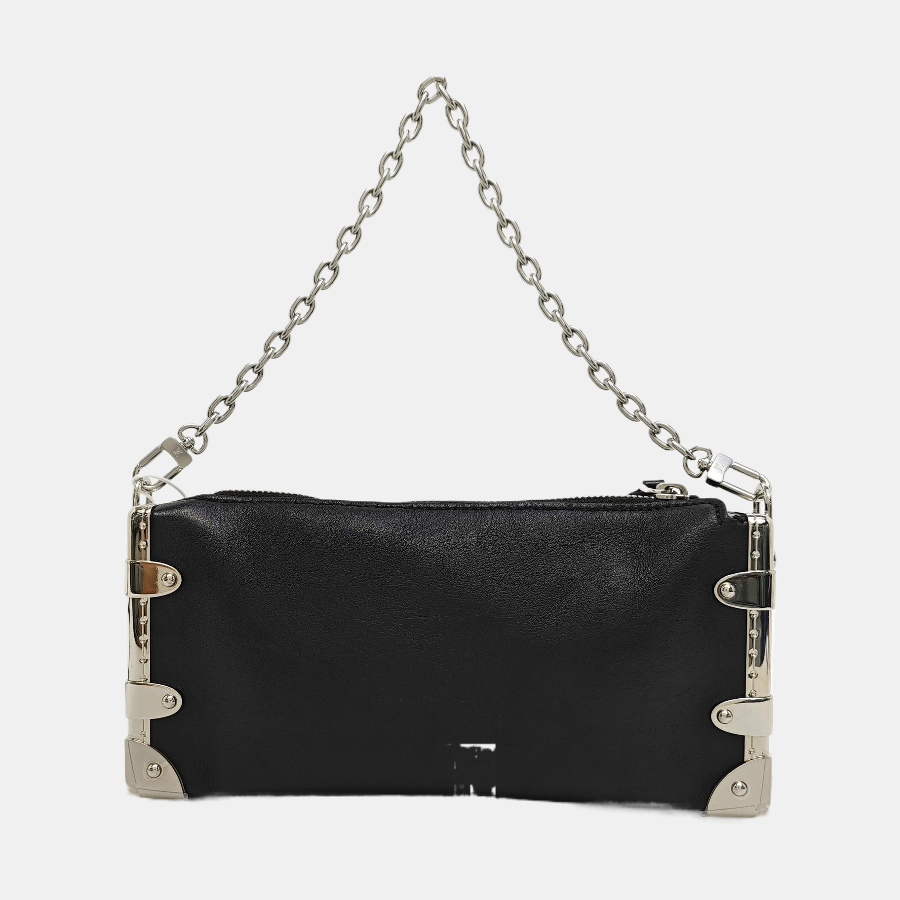 SIDE TRUNK Calfskin Black