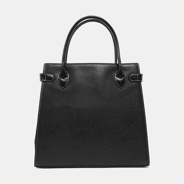 Calfskin Tote Bag Small Black