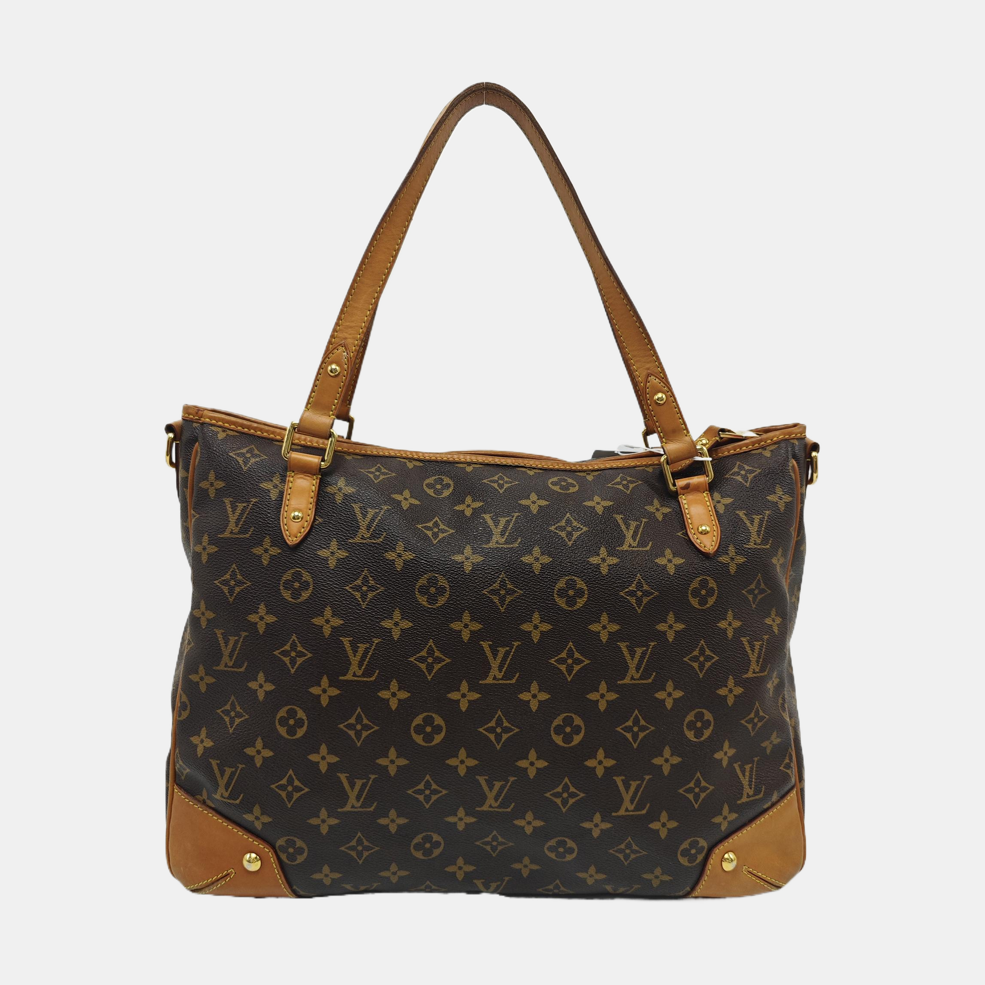 ESTRELA GM Monogram Coated Canvas Brown