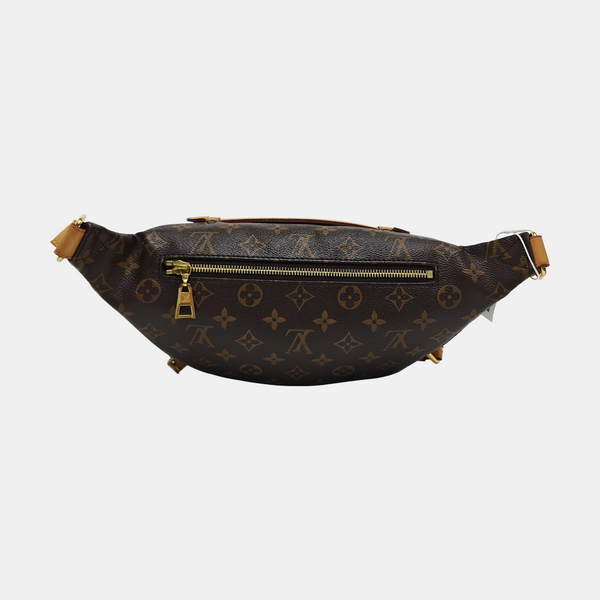 BUMBAG Monogram Coated Canvas Brown