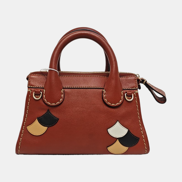 Edith Mini Quilted Calfskin Brown