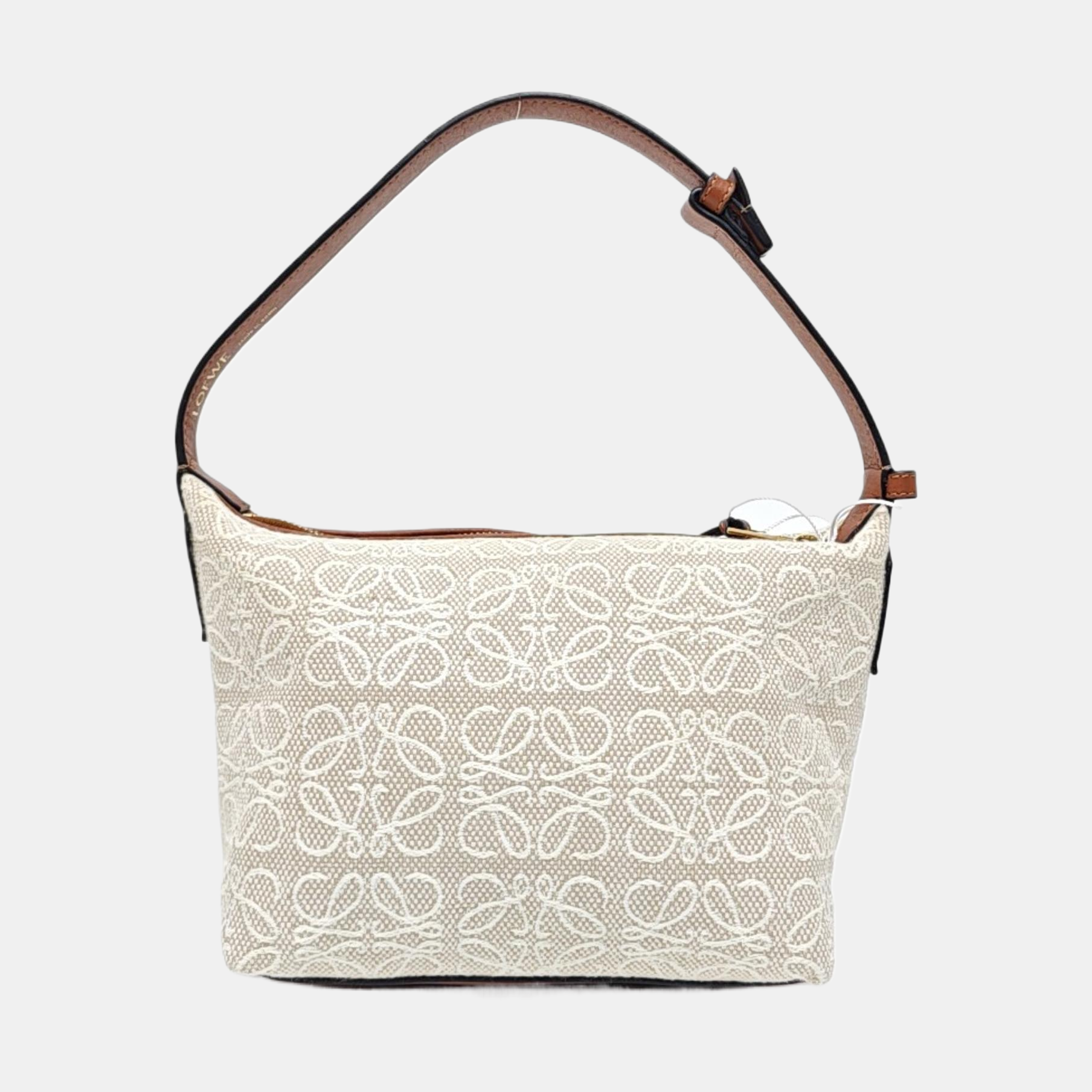 Anagram Small Monogram Canvas Beige