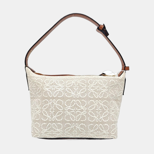Anagram Small Monogram Canvas Beige