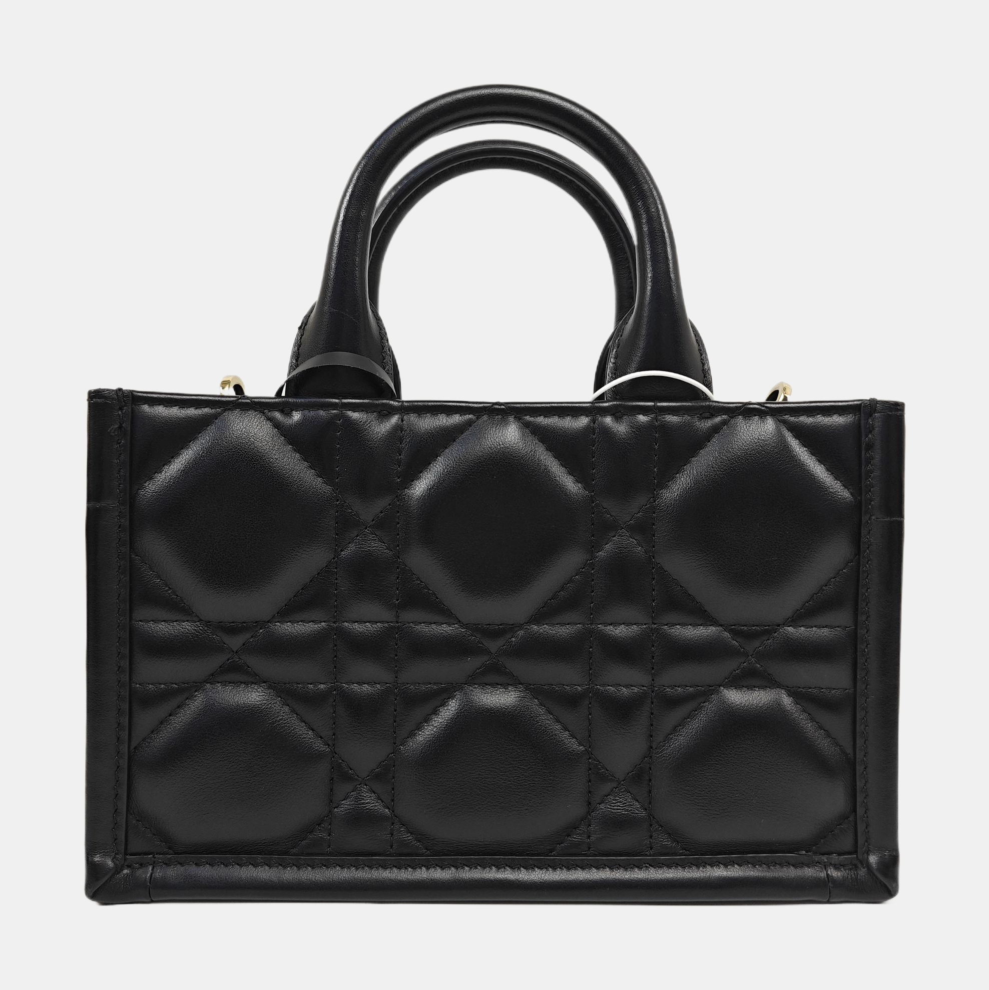 Lady D-Joy Mini Cannage Calfskin Black