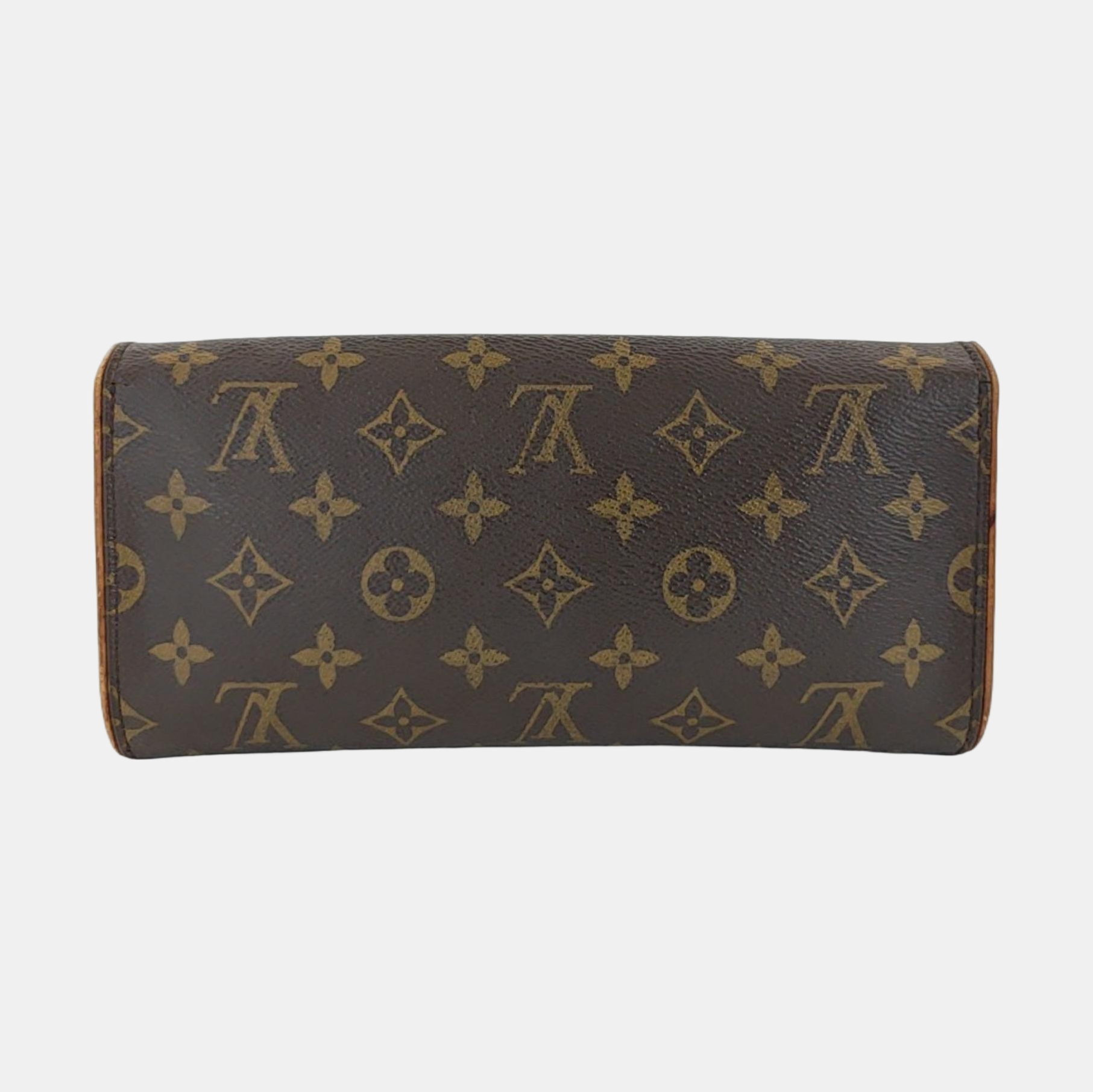 TWIN GM Monogram Coated Canvas Brown