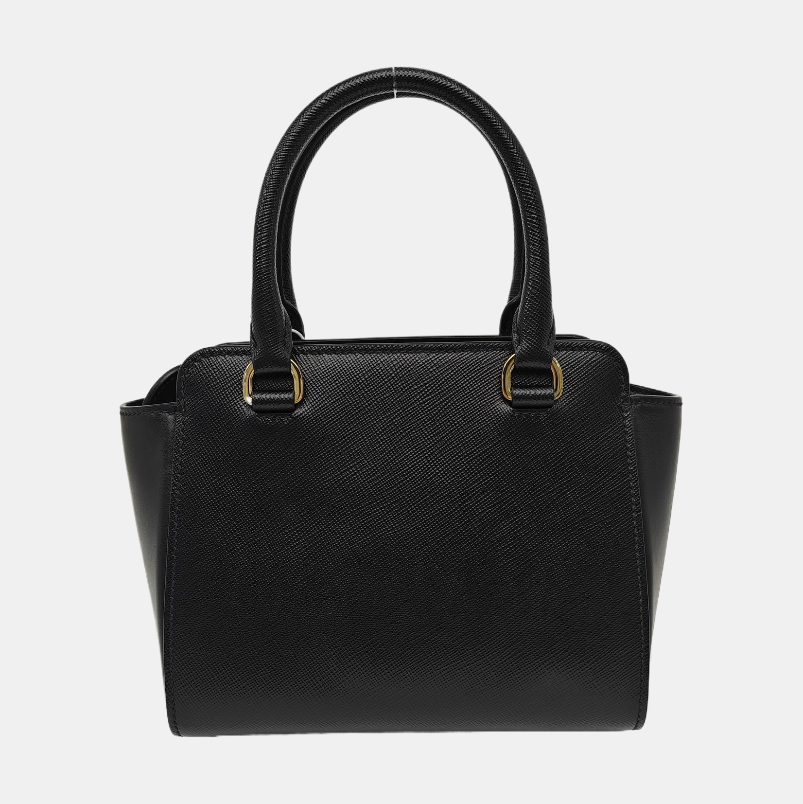 Galleria Mini Saffiano Calfskin Black